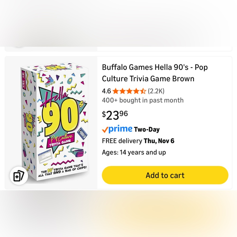 Hella 90s game NIB
